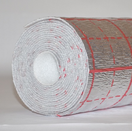 Globex Подложка для теплого пола с разметкой 3x1000x15000, 15м2