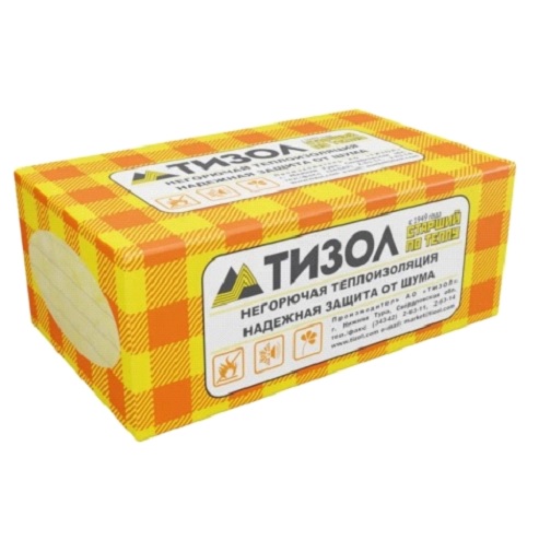 Утеплитель Тизол-Фасад 100 1000х600х120 мм, 2 шт. уп
