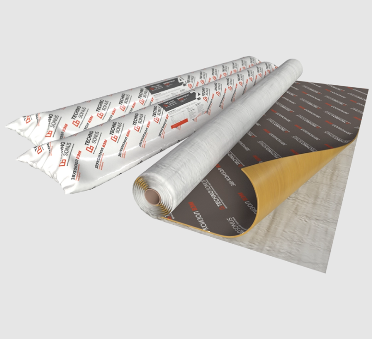 Мембрана Техносонус Звукоизол ВЭМ 2 СМК 2500х1200х2 мм