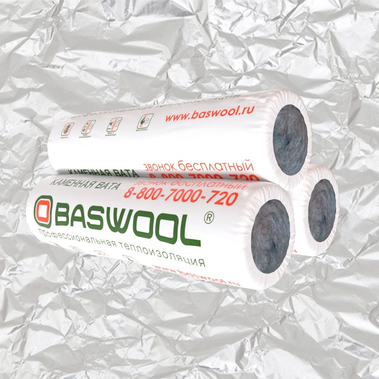 Мат прошивной BASWOOL  МП-125 2000х1200х80 мм