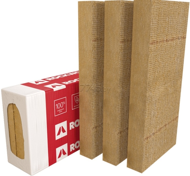 Утеплитель Rockwool Фасад Баттс Д Оптима 1200х600х140 мм, 2 шт. уп