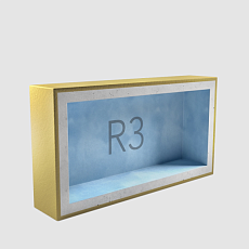 Подрозетник АкустикГипс Бокс (AcousticGyps Box) R3 (120мм х 270мм х 45мм)